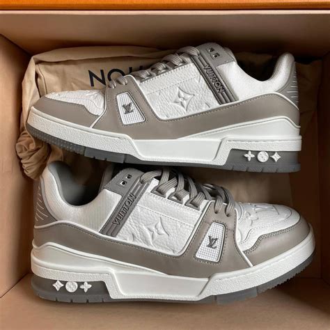 louis vuitton trainers grey